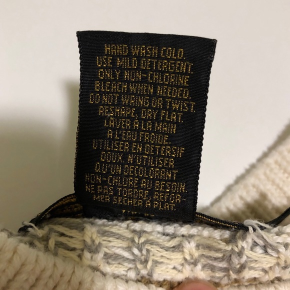 Vtg Eddie Bauer Fair Isle Cottagecore Sweater L (labeled Petite) - Picture 4 of 9